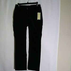 Reba Black Velvet Women Jeans